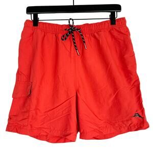 Tommy Bahama Red Swim Trunks Mesh Briefs Nylon - S